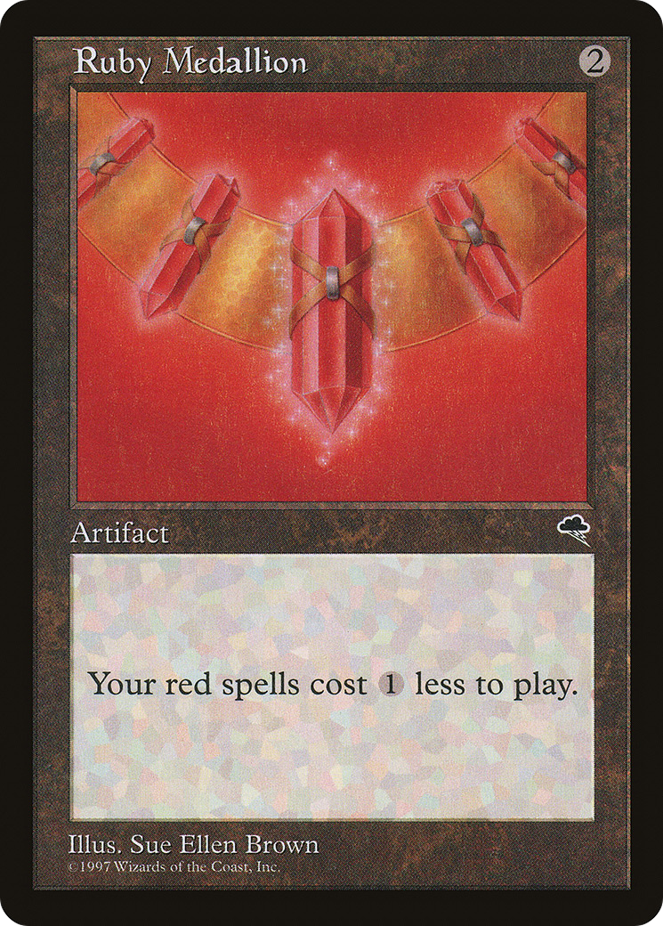 {R} Ruby Medallion [Tempest][TMP 305] - Misty Mountain Games