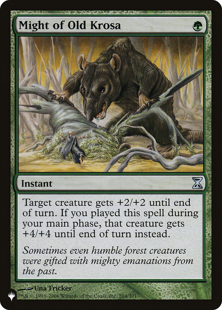 Might of Old Krosa [LIST TSP-204]