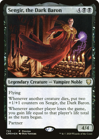 {R} Sengir, the Dark Baron [Commander Legends Promos][PA CMR 722]
