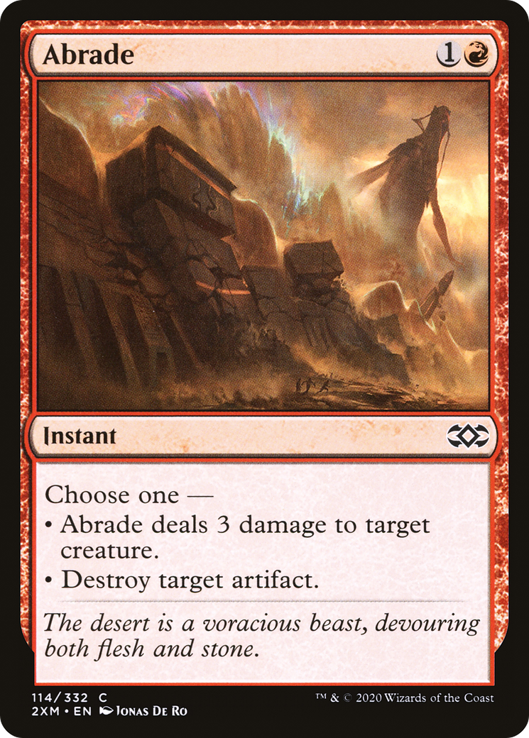 {C} Abrade [Double Masters][2XM 114]