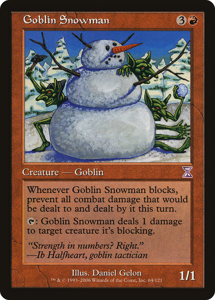 {R} Goblin Snowman [Time Spiral Timeshifted][TSB 064]