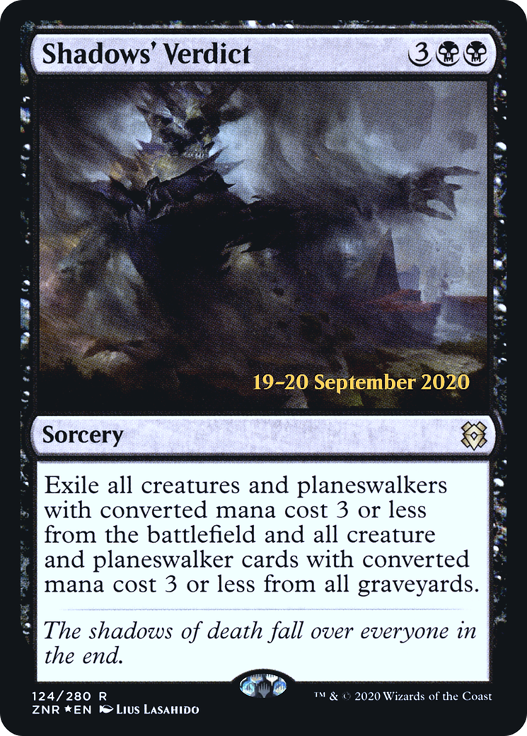 {R} Shadows' Verdict [Zendikar Rising Prerelease Promos][PR ZNR 124]
