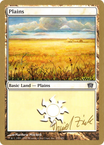 {B}[GB WC03 DZ332] Plains (dz332) (Daniel Zink) [World Championship Decks 2003]