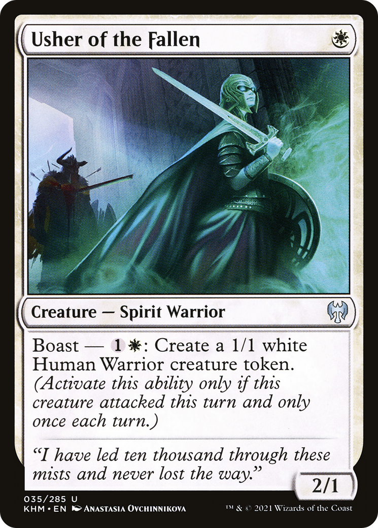 {C} Usher of the Fallen [Kaldheim][KHM 035]