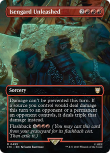 {R} Isengard Unleashed (Borderless) [The Lord of the Rings: Tales of Middle-Earth Commander][LTC 495]