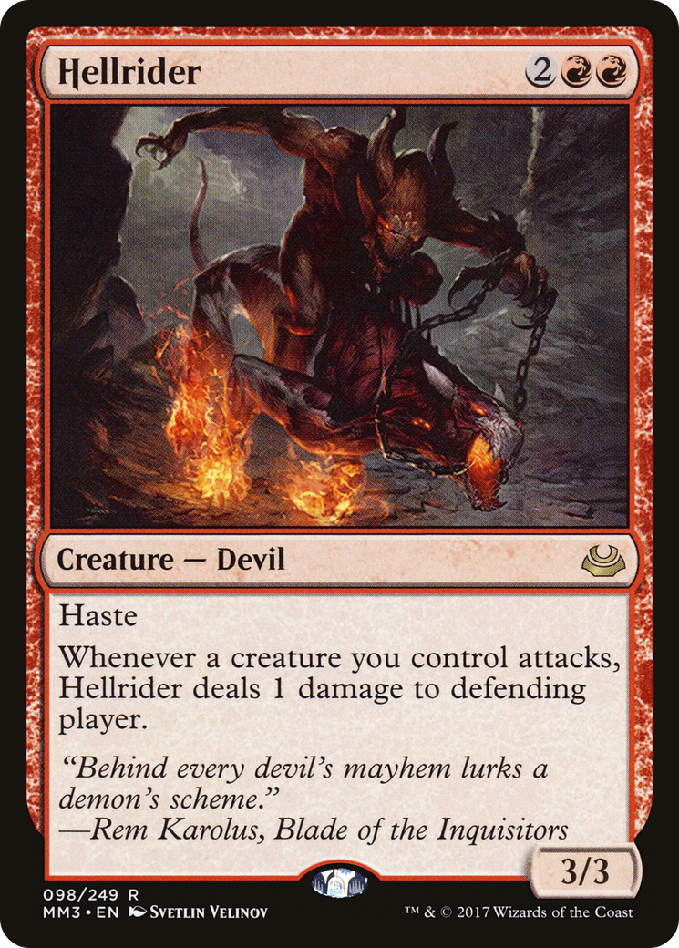 {R} Hellrider [Modern Masters 2017][MM3 098] - Misty Mountain Games