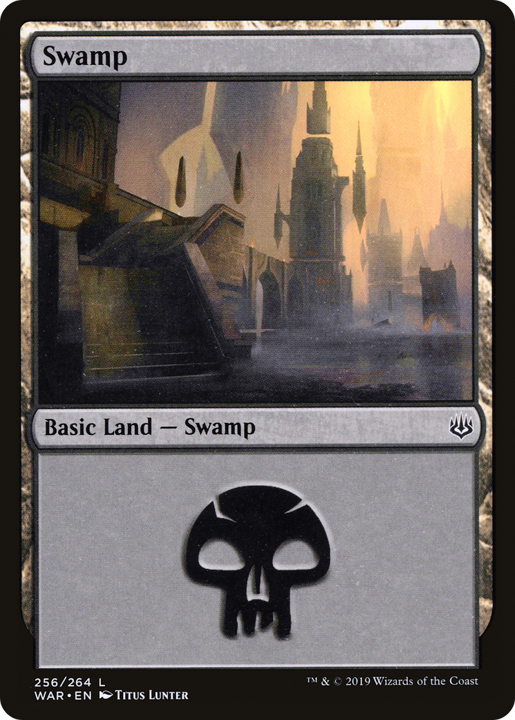 {B}[WAR 256] Swamp (256) [War of the Spark]