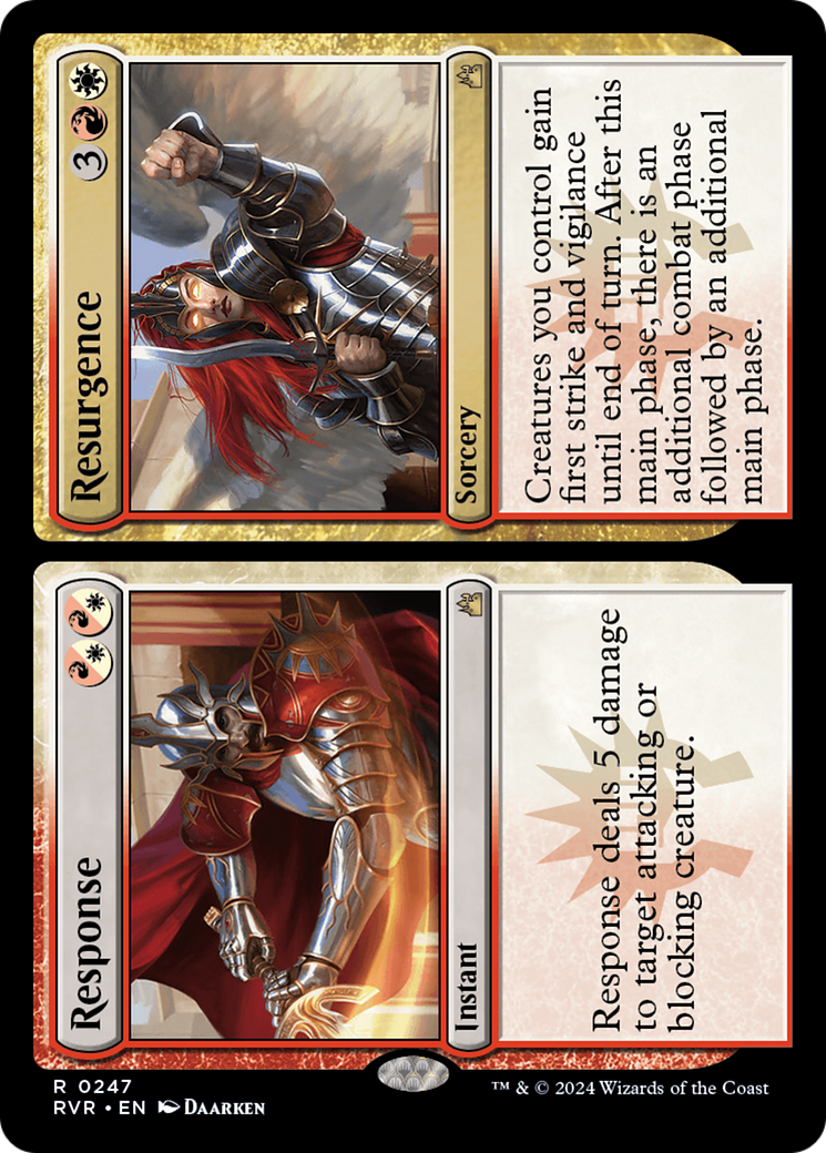 {R} Response // Resurgence [Ravnica Remastered][RVR 247]