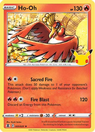 [PKM-R] Ho-oh (001/025) [Celebrations: 25th Anniversary]