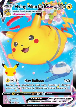 [PKM-R] Flying Pikachu VMAX (007/025) [Celebrations: 25th Anniversary]