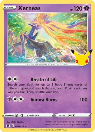 [PKM] Xerneas (012/025) [Celebrations: 25th Anniversary]