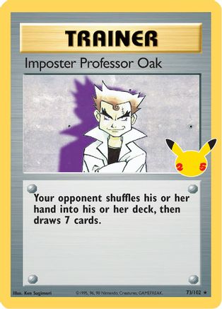 [PKM] Imposter Professor Oak (73/102) [Celebrations: 25th Anniversary - Classic Collection]