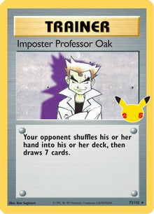 [PKM] Imposter Professor Oak (73/102) [Celebrations: 25th Anniversary - Classic Collection]