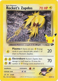 [PKM] Rocket's Zapdos (15/132) [Celebrations: 25th Anniversary - Classic Collection]