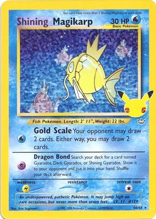 [PKM] Shining Magikarp (66/64) [Celebrations: 25th Anniversary - Classic Collection]