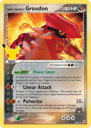 [PKM-R] Team Magma's Groudon (9/95) [Celebrations: 25th Anniversary - Classic Collection]