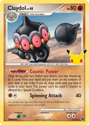 [PKM-R] Claydol (15/106) [Celebrations: 25th Anniversary - Classic Collection]