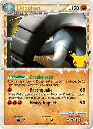 [PKM-R] Donphan (107/123) [Celebrations: 25th Anniversary - Classic Collection]