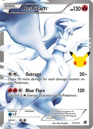 [PKM-R] Reshiram (113/114) [Celebrations: 25th Anniversary - Classic Collection]