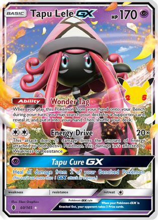 [PKM] Tapu Lele GX (60/145) [Celebrations: 25th Anniversary - Classic Collection]