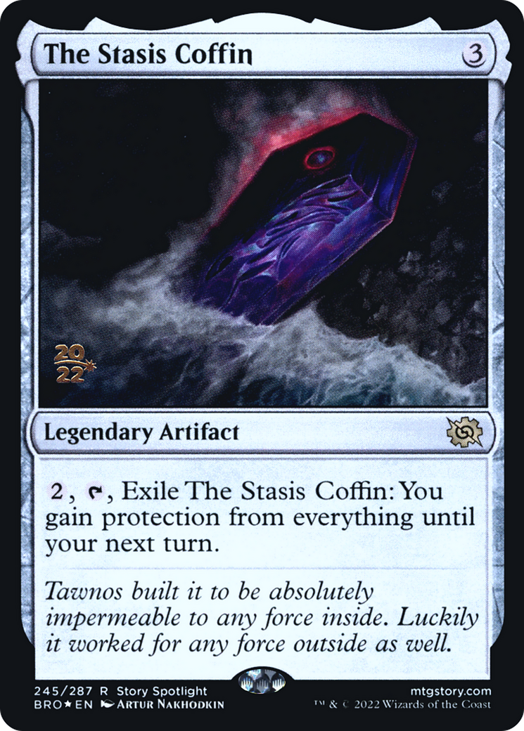 {R} The Stasis Coffin [The Brothers' War: Prerelease Promos][PR BRO 245]