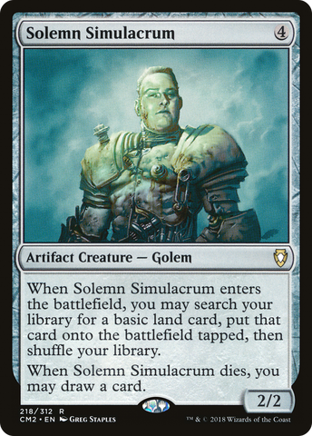 {R} Solemn Simulacrum (218/312) [Commander Anthology Volume II][CM2 218]