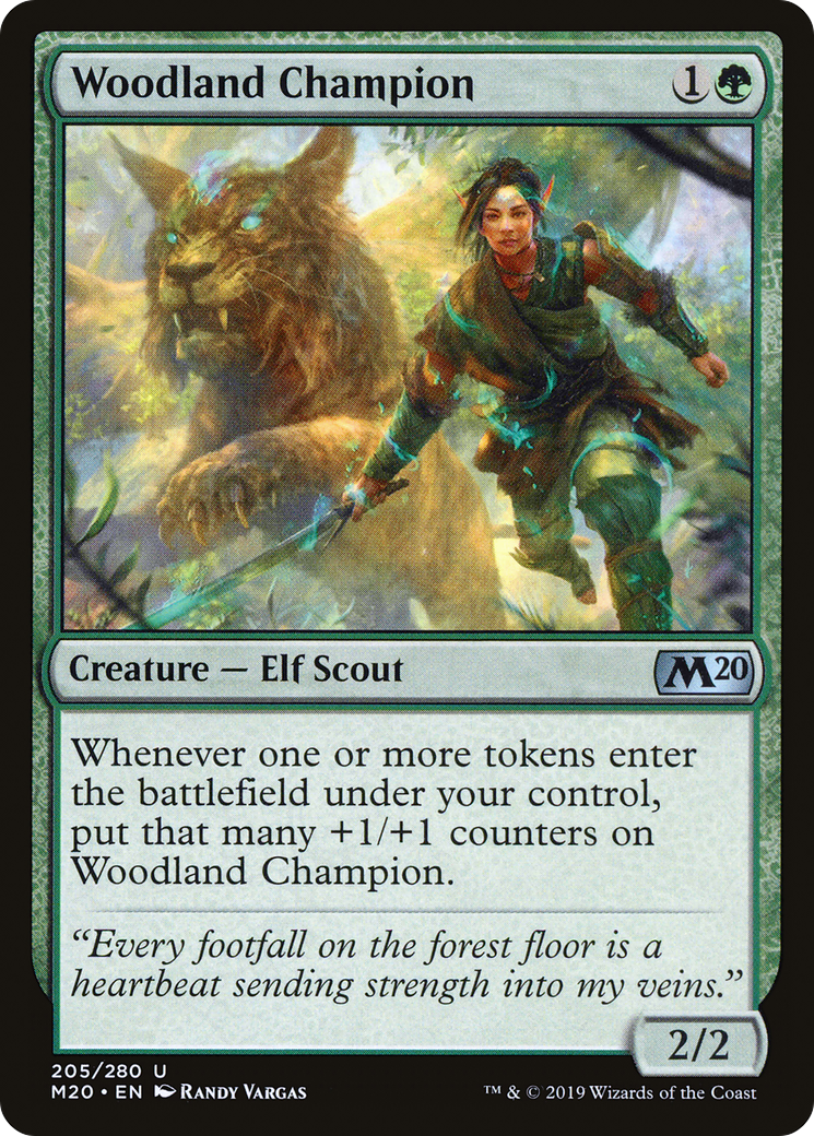 {C} Woodland Champion [Core Set 2020][M20 205] - Misty Mountain Games