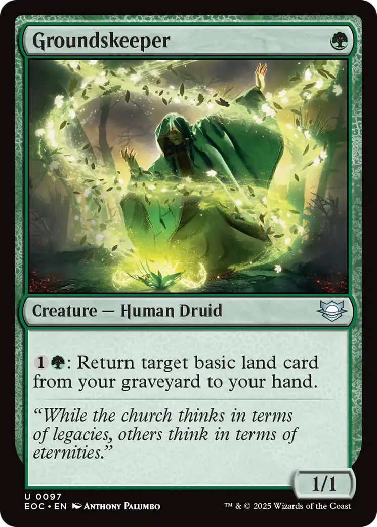 {@@ EOC C} Groundskeeper [Edge of Eternities Commander] [EOC 097]