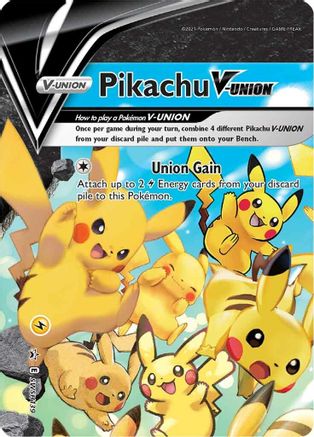 [PKM-R] Pikachu V-UNION (SWSH139) (Celebrations) [Sword & Shield: Black Star Promos]