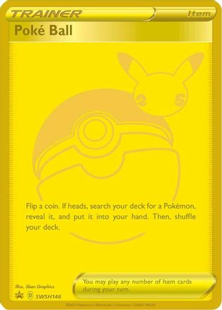 [PKM] Poke Ball (SWSH146) (Celebrations) [Sword & Shield: Black Star Promos]