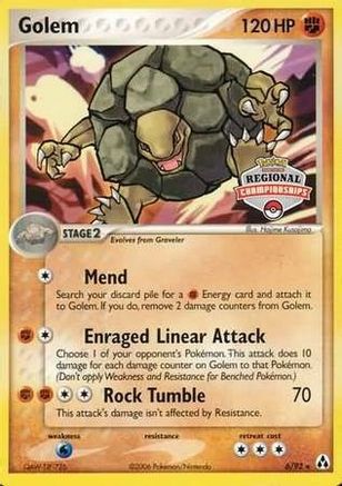 [PKM] Golem (6/92) (Regional Championship Promo) [EX: Legend Maker]