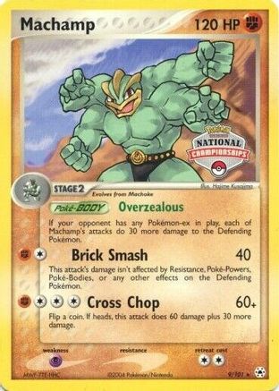 [PKM-R] Machamp (9/101) (National Championships Promo) [EX: Hidden Legends]
