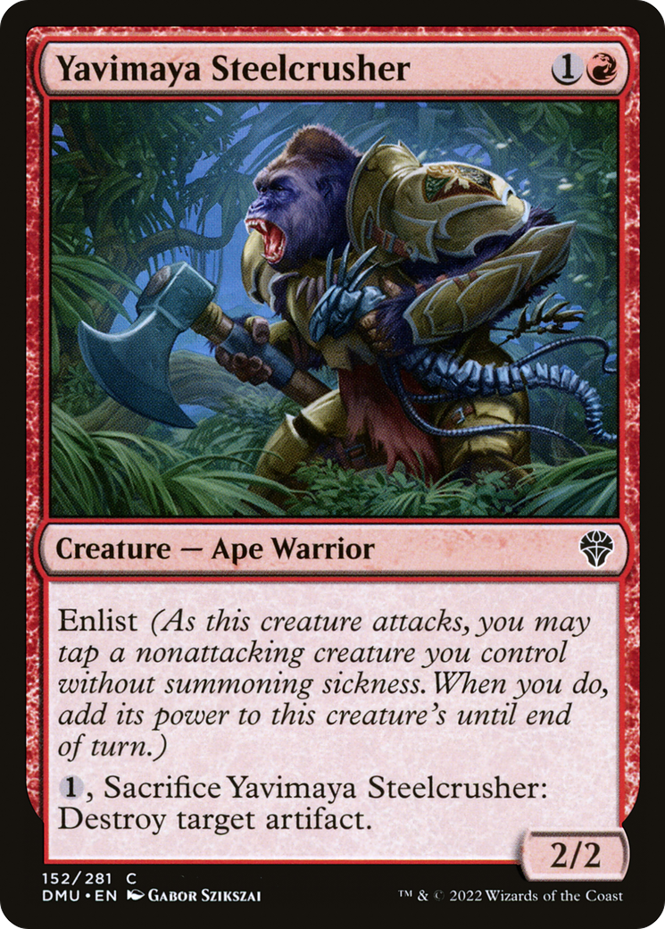 {C} Yavimaya Steelcrusher [Dominaria United][DMU 152]