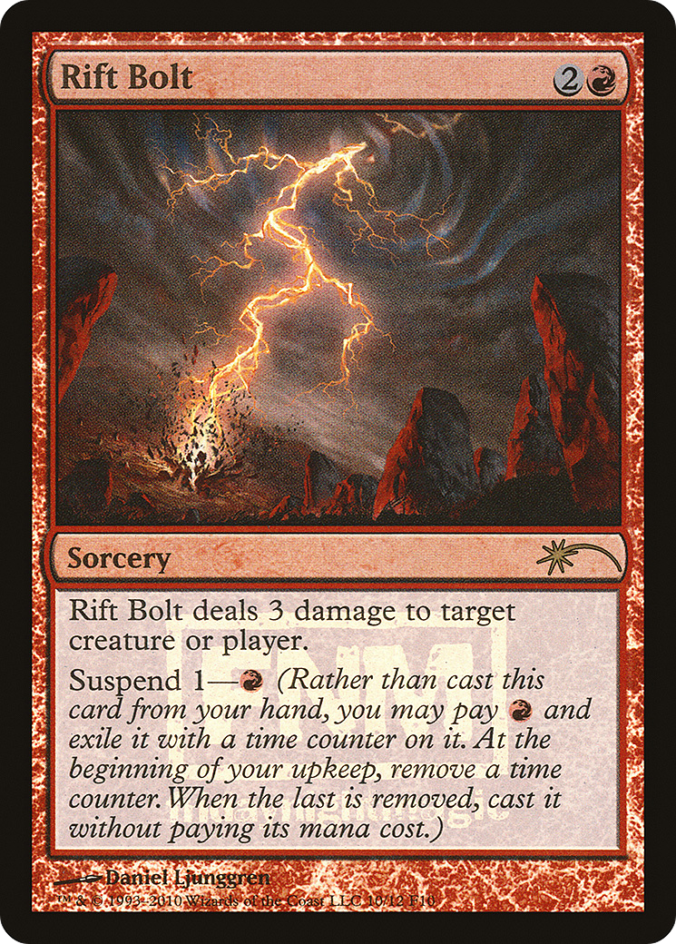 {R} Rift Bolt [Friday Night Magic 2010][PA F10 010] - Misty Mountain Games
