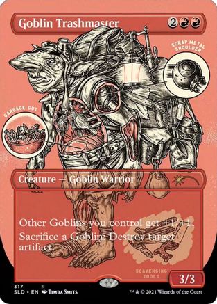 {R} Goblin Trashmaster (Borderless Foil Etched) [Secret Lair Drop Series][ET SLD 317]