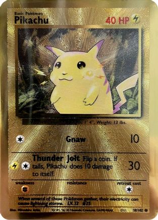 [PKM-R] Pikachu (58/102) (Celebrations Metal Card) [Celebrations: 25th Anniversary]