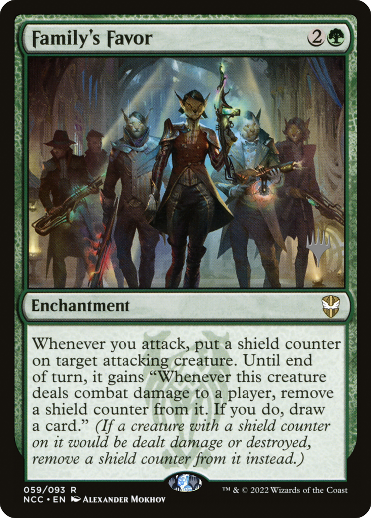 {R} Family's Favor (Promo Pack) [Streets of New Capenna Commander Promos][PP NCC 059]