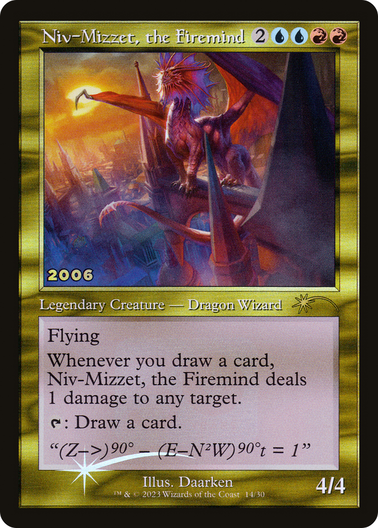 {R} Niv-Mizzet, the Firemind [30th Anniversary Promos][P30A 014]