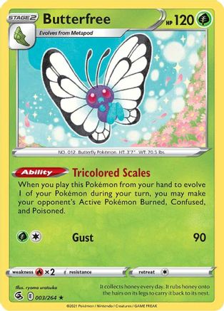 [PKM-R] Butterfree (003/264) [Sword & Shield: Fusion Strike]