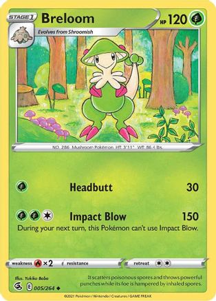 [PKM] Breloom (005/264) [Sword & Shield: Fusion Strike]