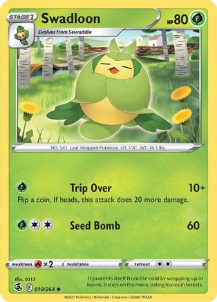 [PKM] Swadloon (010/264) [Sword & Shield: Fusion Strike]