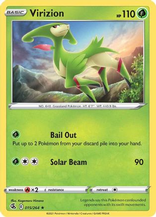 [PKM] Virizion (015/264) [Sword & Shield: Fusion Strike]