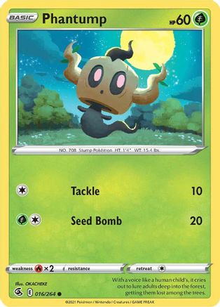 [PKM] Phantump (016/264) [Sword & Shield: Fusion Strike]
