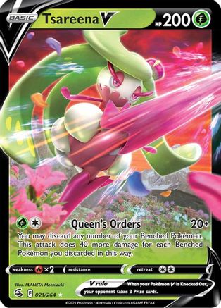 [PKM] Tsareena V (021/264) [Sword & Shield: Fusion Strike]