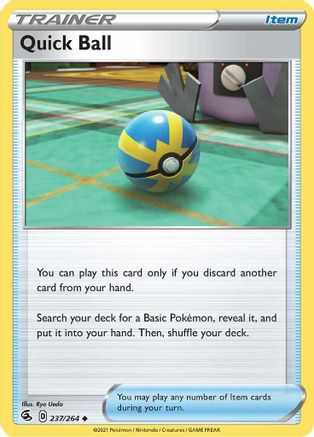 [PKM] Quick Ball (237/264) [Sword & Shield: Fusion Strike]