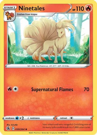 [PKM] Ninetales (030/264) [Sword & Shield: Fusion Strike]