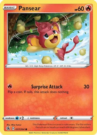 [PKM] Pansear (037/264) [Sword & Shield: Fusion Strike]