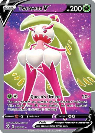 [PKM-R] Tsareena V (246/264) [Sword & Shield: Fusion Strike]