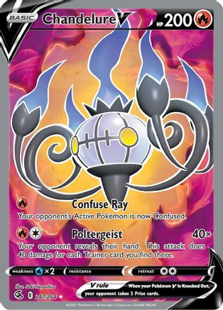[PKM] Chandelure V (247/264) [Sword & Shield: Fusion Strike]