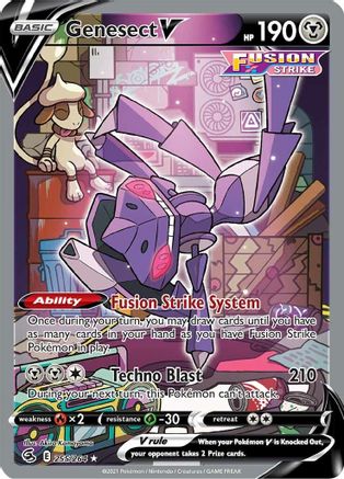 [PKM-R] Genesect V (255/264) [Sword & Shield: Fusion Strike]